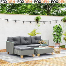 3 Pieces Rattan Garden