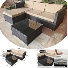 4 Seater Garden Corner Sofa