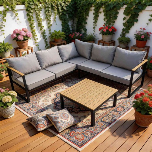 Seater garden furniture set - 5-seater,