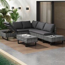 Rattan Garden Furniture Set, 5